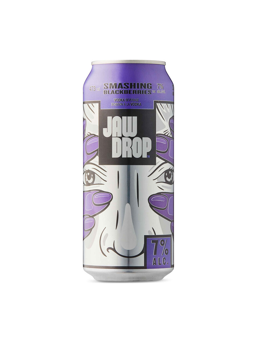 Jaw Drop Smashing Blackberries Tall Can
