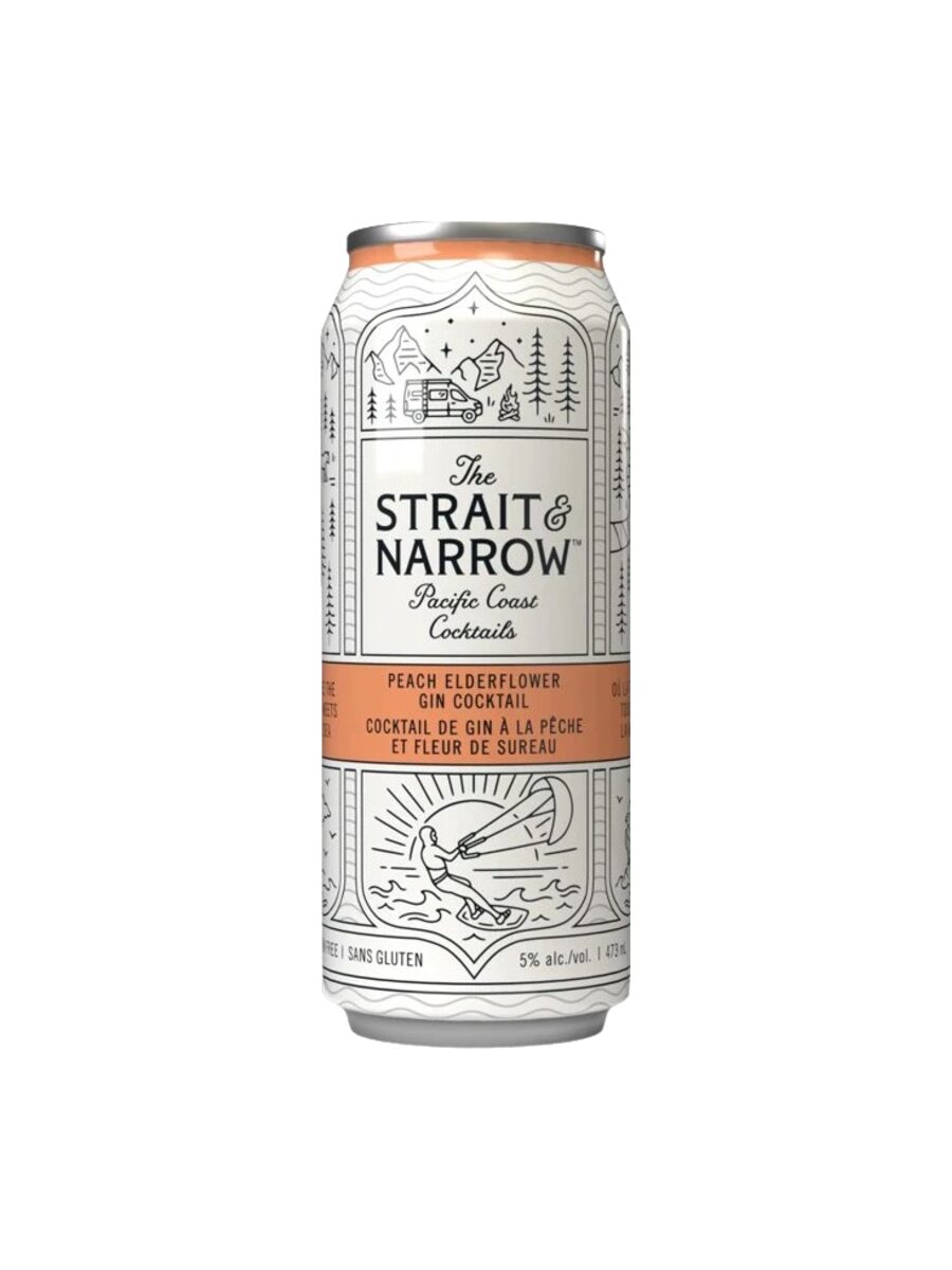 The Strait And Narrow Peach Elderflower Gin Cockta