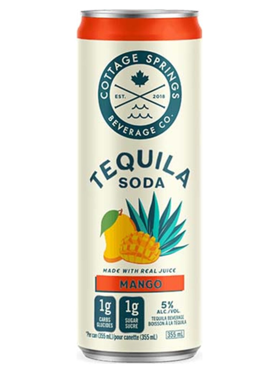 Cottage Springs Tequila Soda Variety Pack Slim Can