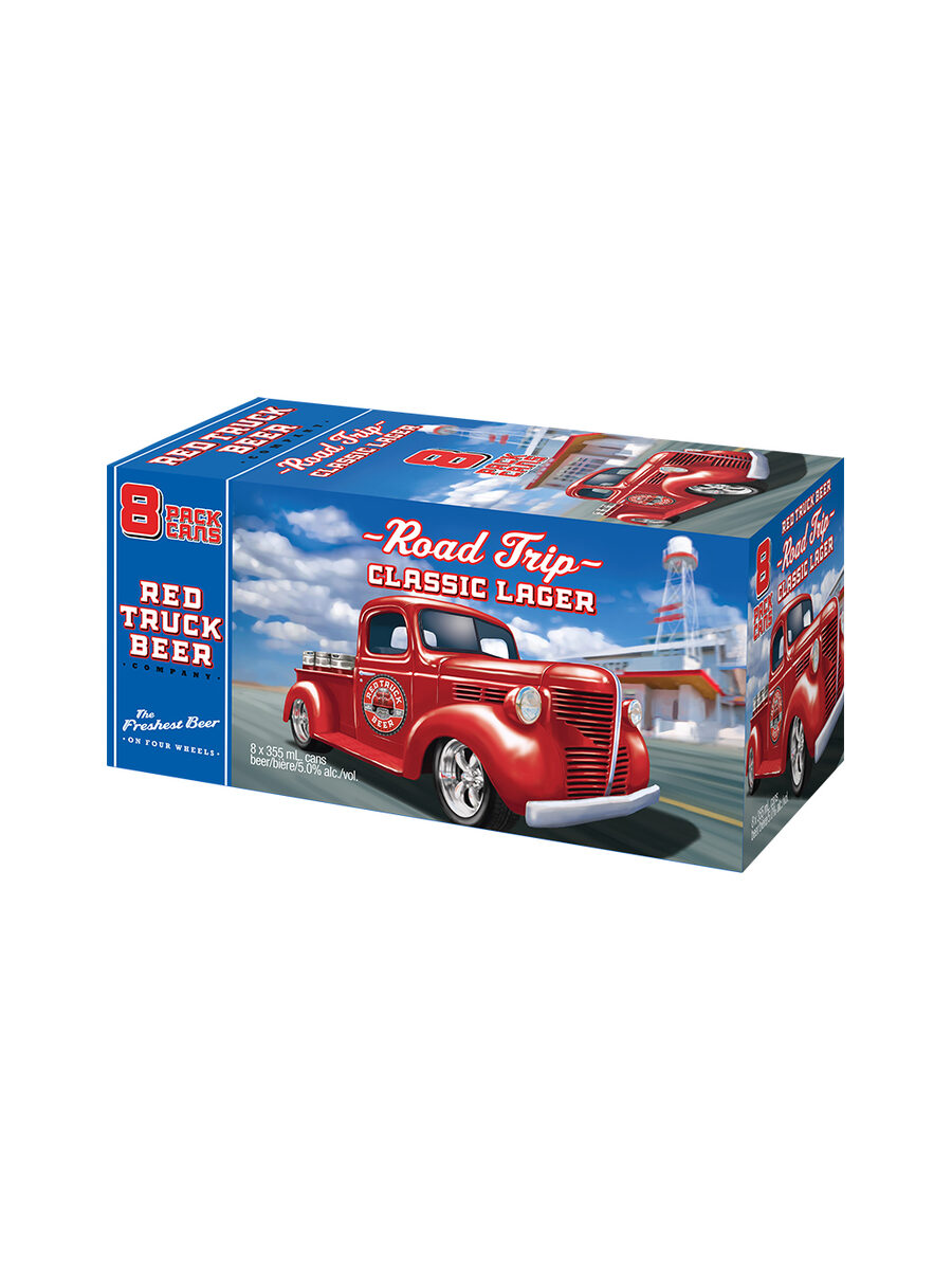 Red Truck Lager Can