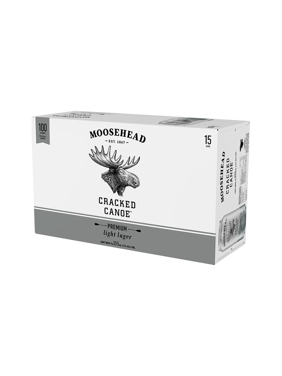 Moosehead - Cracked Canoe Can