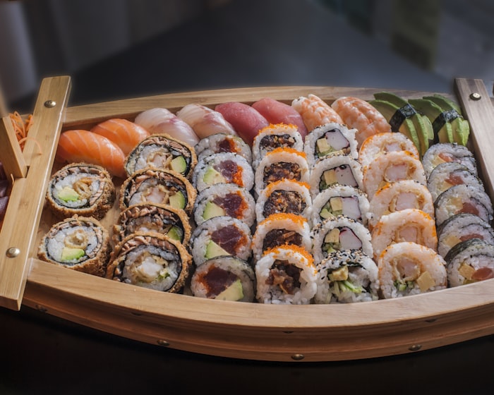 Sushi platter